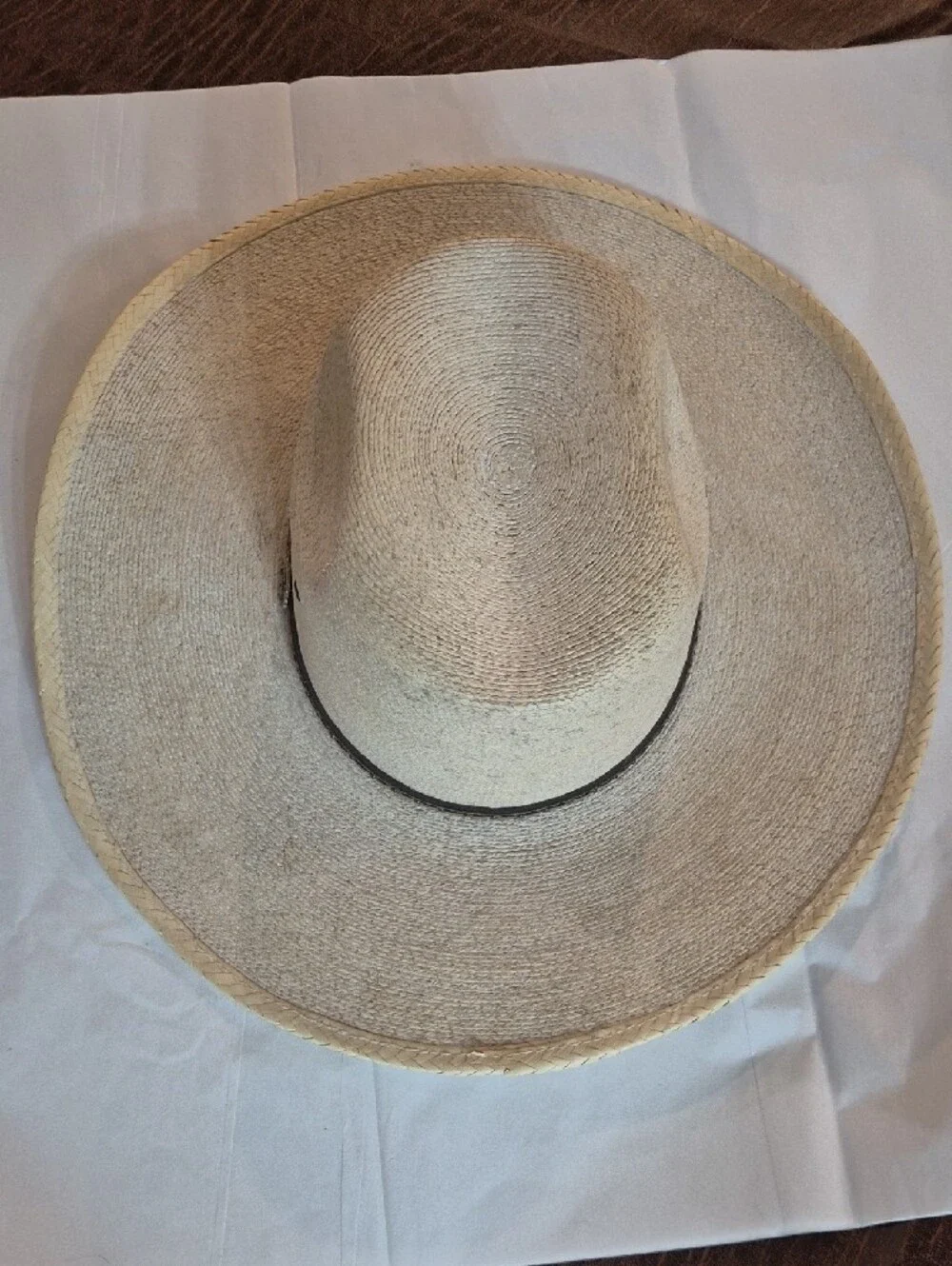 Cavenders Children's Palm Straw Wide Brim Hat - Natural
